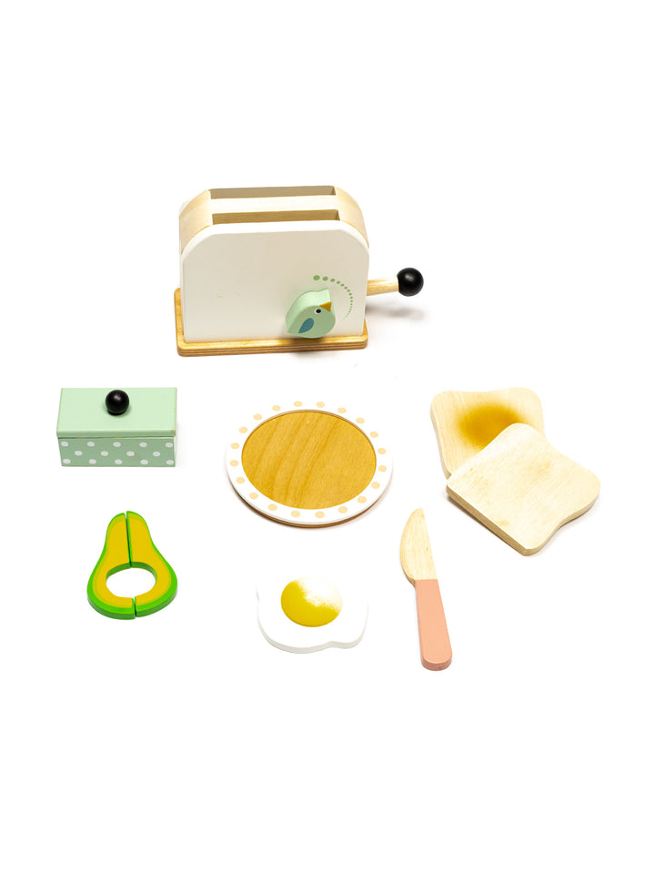 Toaster Spielset aus Holz