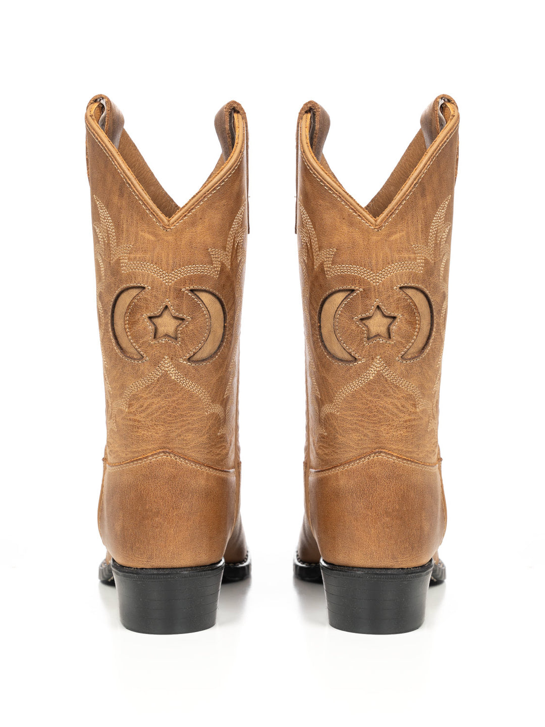 Cowboystiefel mit Cut-Out-Details - Braun