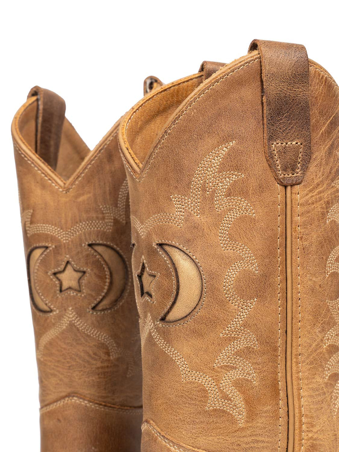 Cowboystiefel mit Cut-Out-Details - Braun