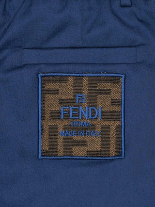 Hose mit Logo-Patch - Blau