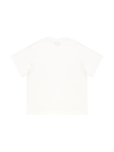 T-Shirt mit Logo-Print - Weiß