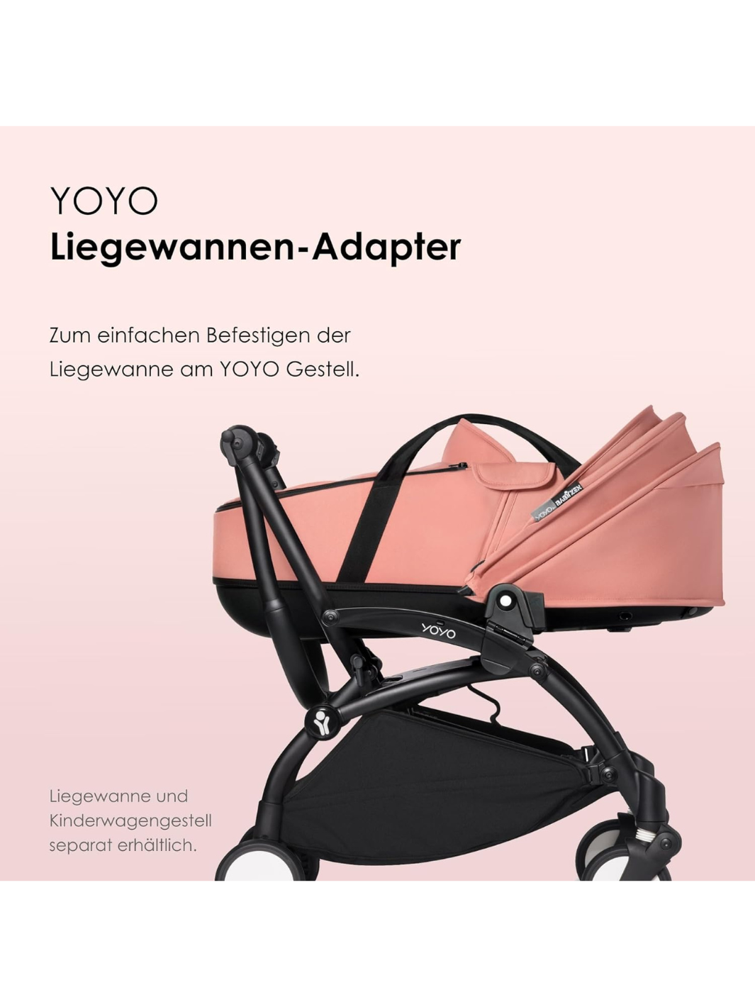 Yoyo Liegewannen-Adapter - Black