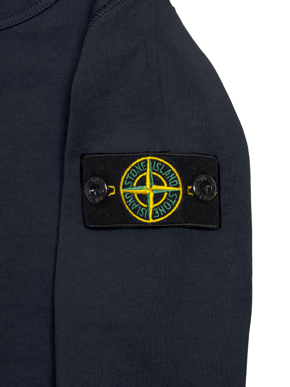 Sweatshirt mit Logo-Patch - Navy