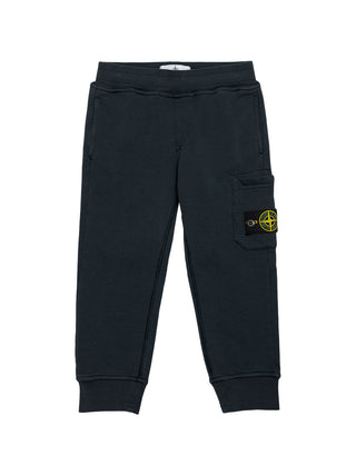 Sweathose mit Logo-Patch - Navy