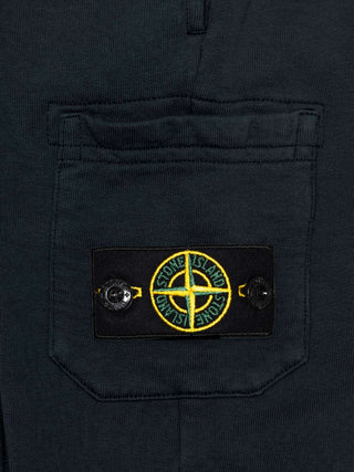 Sweathose mit Logo-Patch - Navy