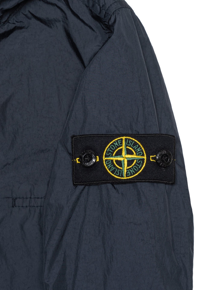 Übergangsjacke mit Logo-Patch - Navy