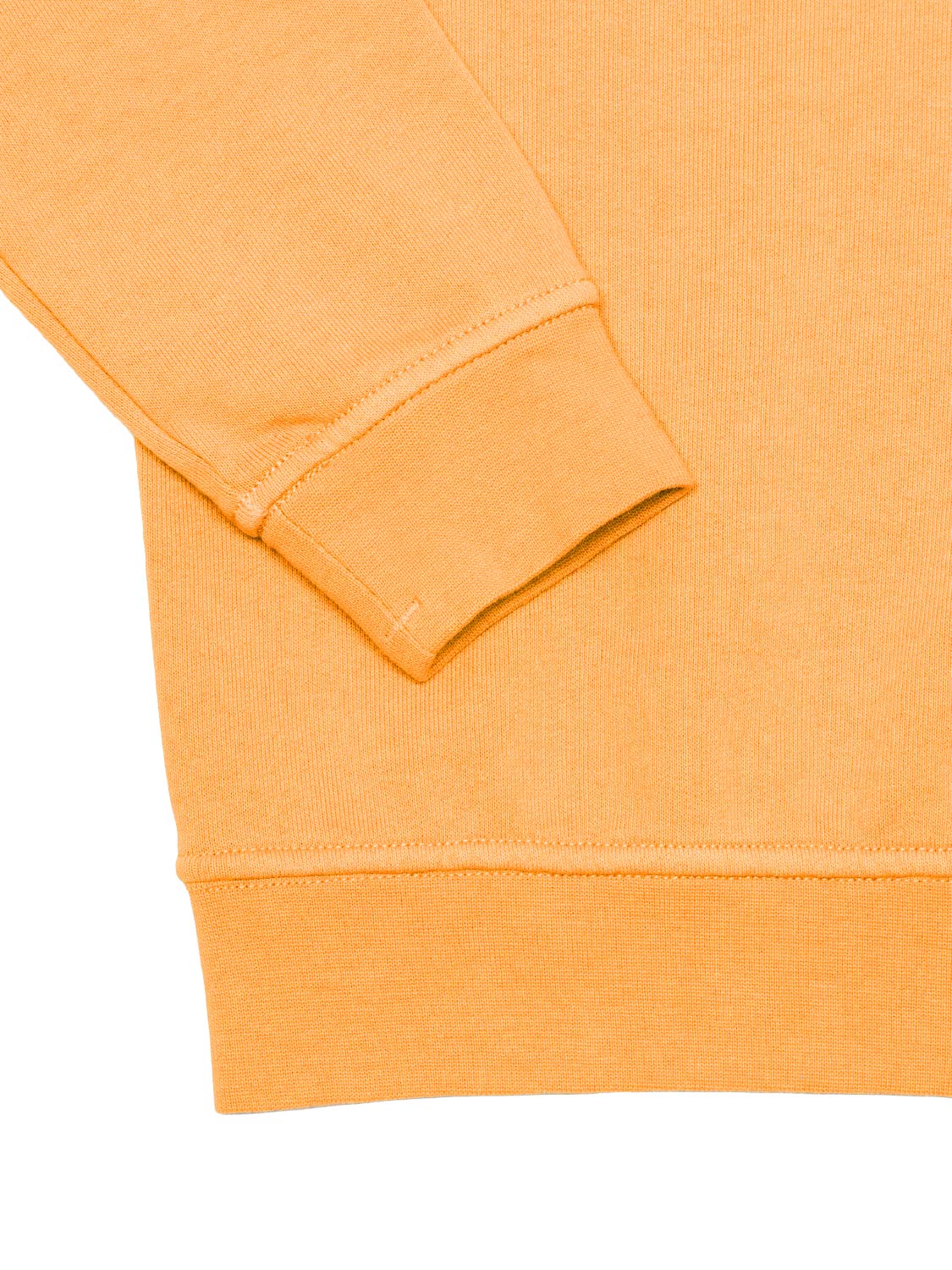 Sweatshirt mit Logo-Patch - Orange