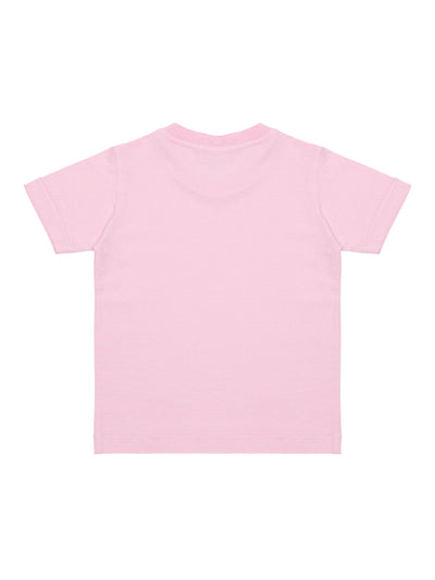 T-Shirt mit Kompass-Logo - Pink
