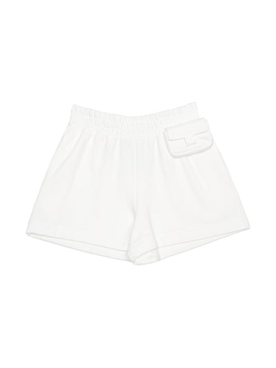Shorts mit Baguette - Weiß