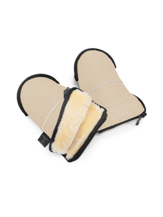 Glovy Lammfell Handwärmer Cloudy Beige