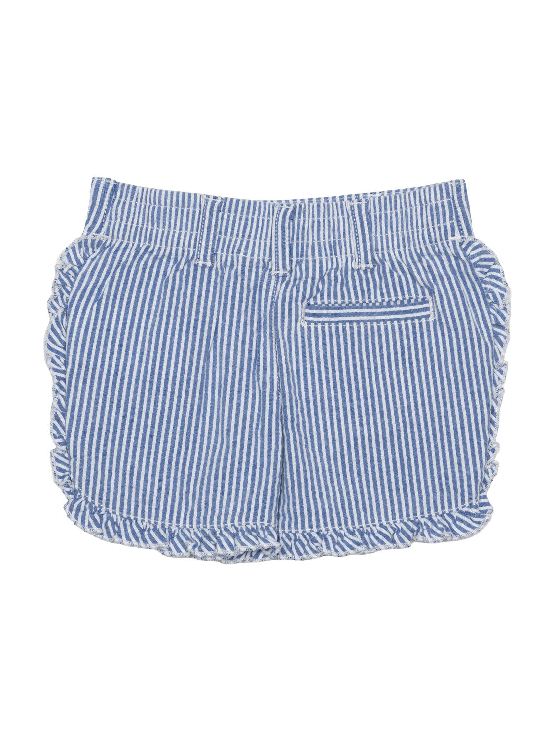 Poloshirt und Shorts im Set - Weiß/Blau