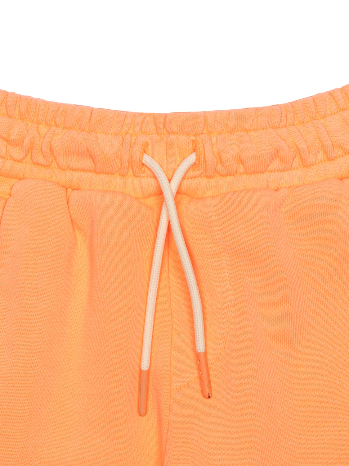 Sweatshorts mit Logo-Patch - Neon Orange