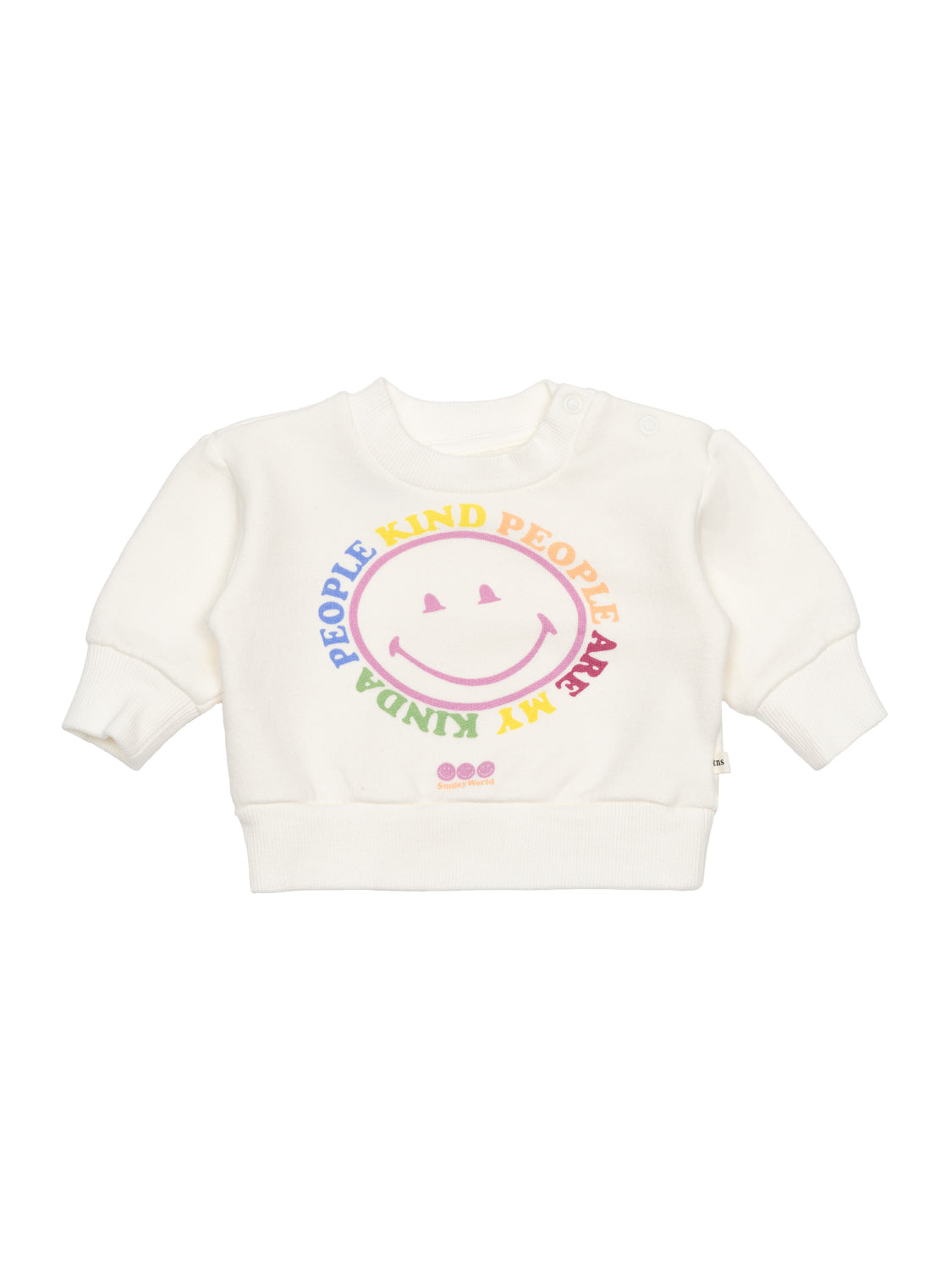 Smiley Sweatshirt Rolling - Off White
