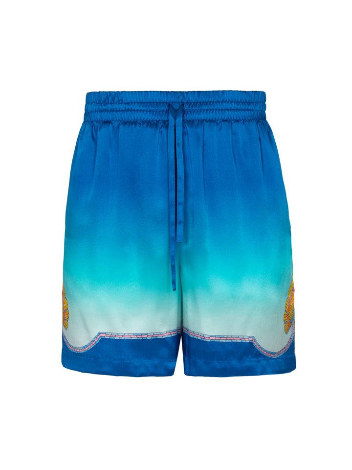 Coquillage Coloré Shorts - Blau
