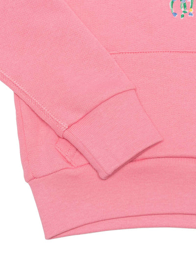 Sweatshirt mit Logo-Stickerei - Florida Pink