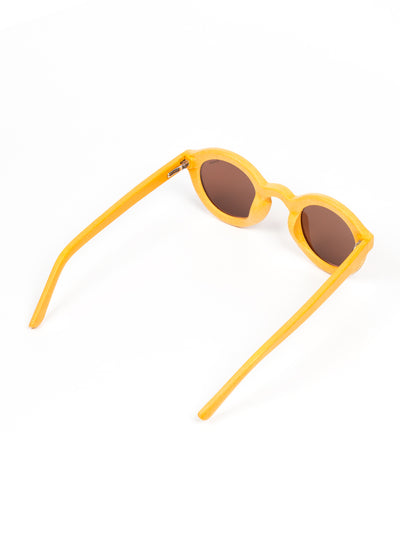Sonnenbrille mit runden Gläsern - Orange
