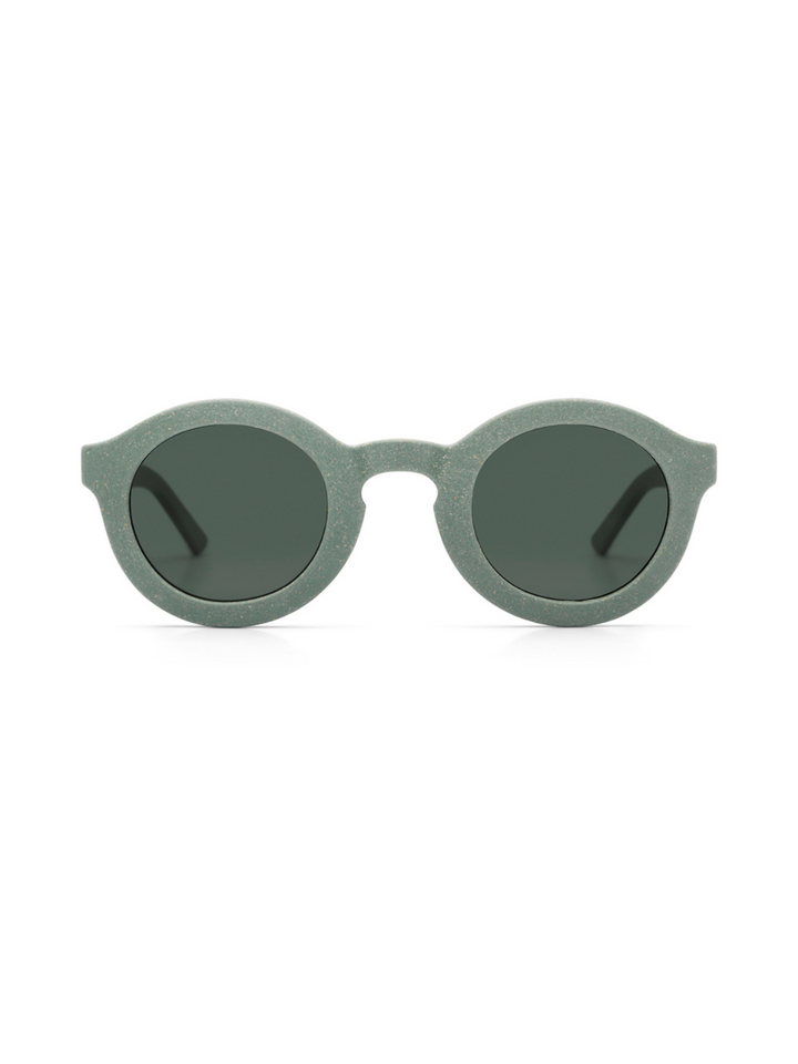 Sonnenbrille mit runden Gläsern - Olive