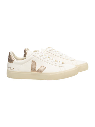 Pack Woman Campo Sneaker aus Leder - Extra White/Platine