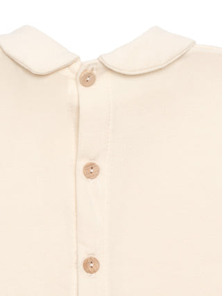 Luna Shirt mit Bubikragen - Ivory