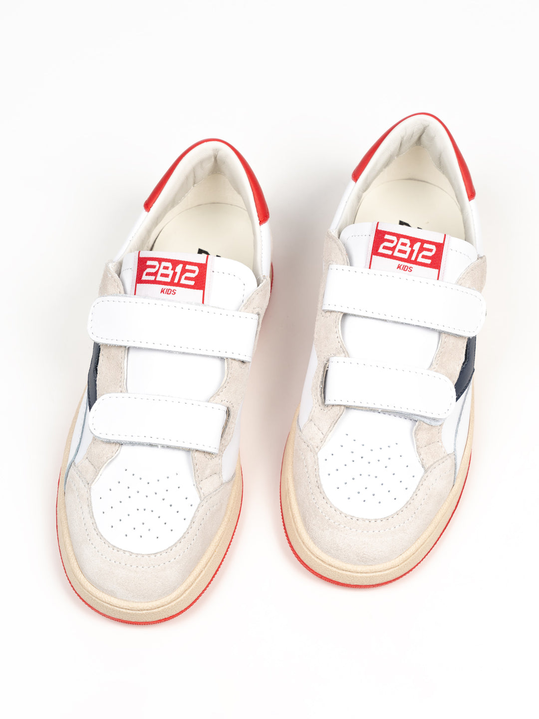 Ledersneaker Mini-Play-87 - Bianco/Off White