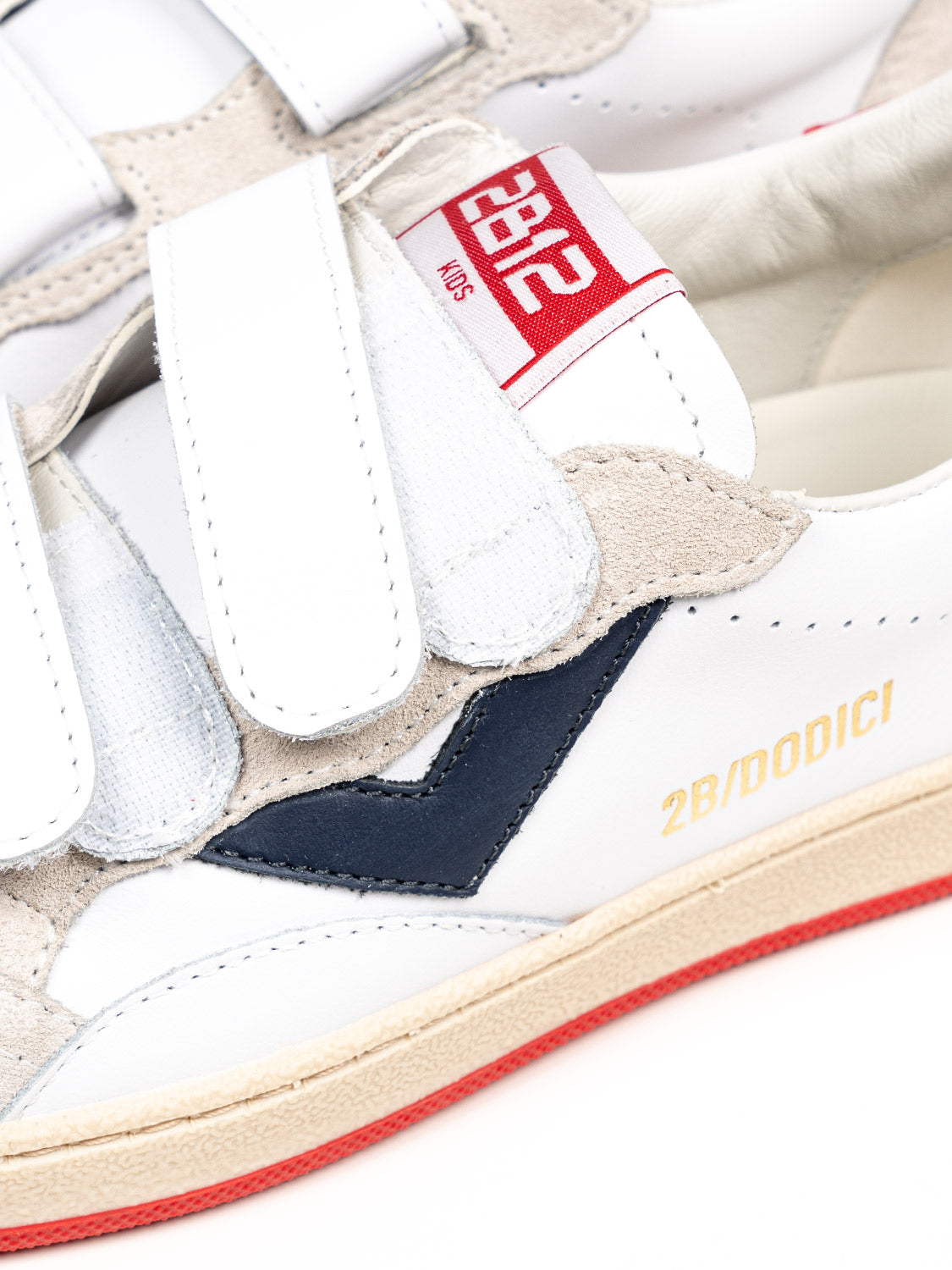 Ledersneaker Mini-Play-87 - Bianco/Off White