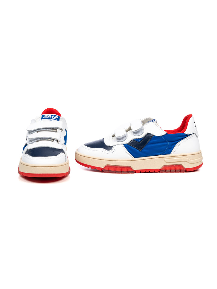 Ledersneaker Baby-Hyper BH10 - Bianco/Bluette