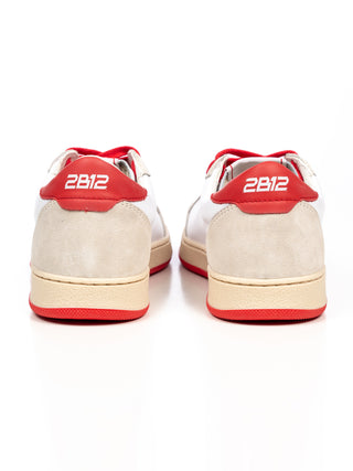 Ledersneaker Junior Play-87 - Bianco/Off White