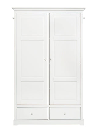 Seaside Kleiderschrank 2-türig - Weiß