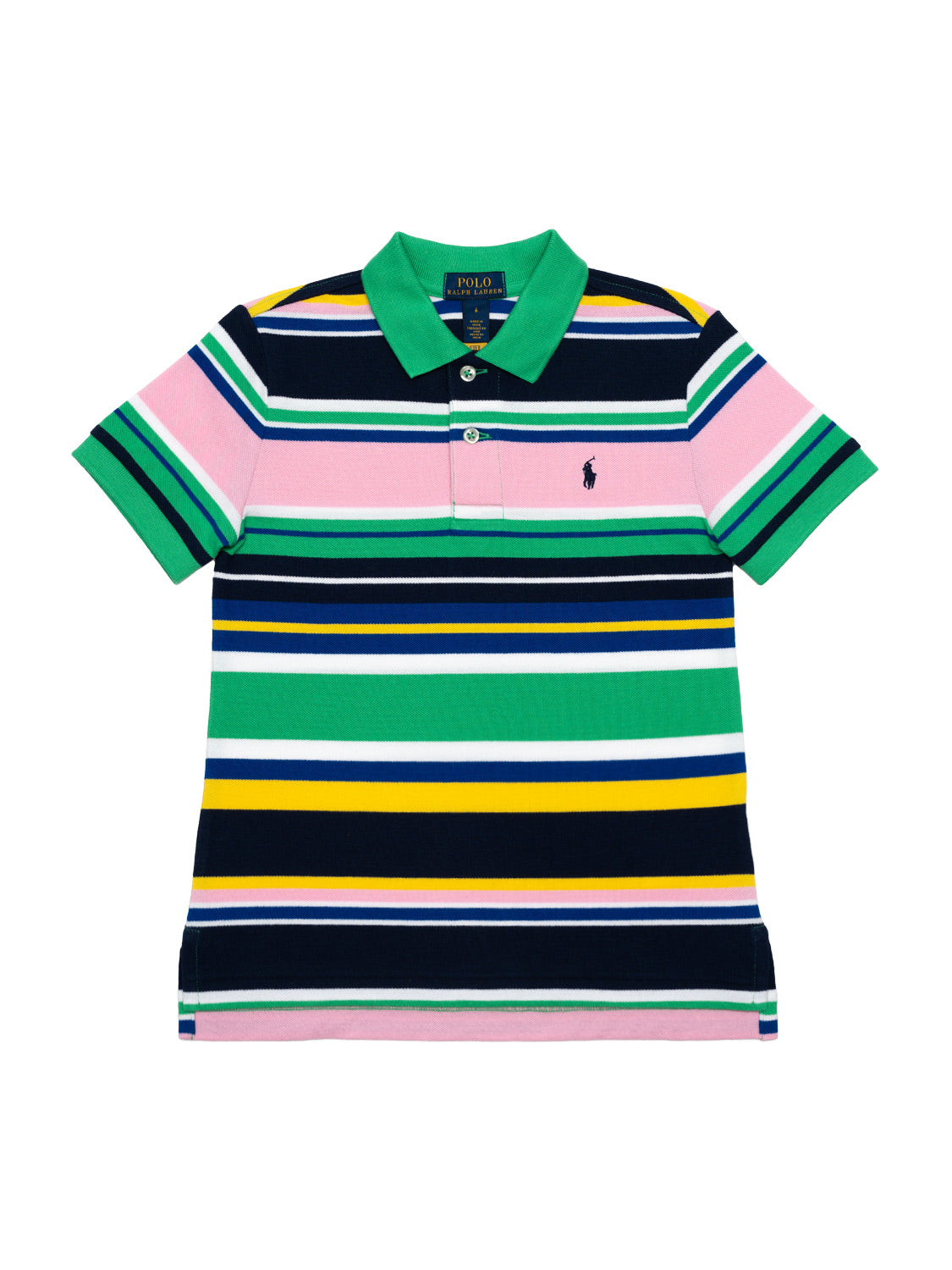 Poloshirt mit mehrfarbigen Streifen - Multicolor