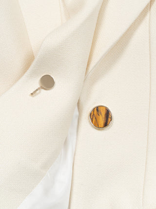 Smokingjacke - Weiß