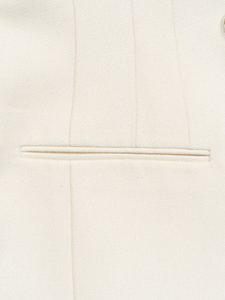 Smokingjacke - Weiß