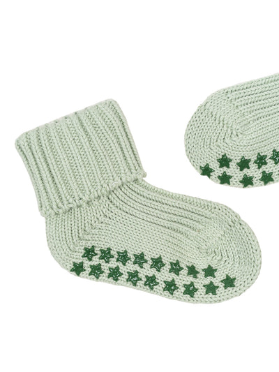 Baby Strick-Socken Grün