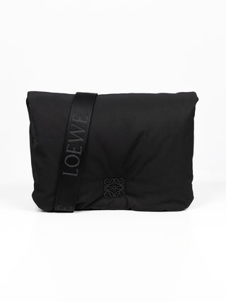 Goya-Puffertasche aus Nylon - Schwarz