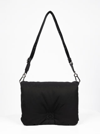 Goya-Puffertasche aus Nylon - Schwarz