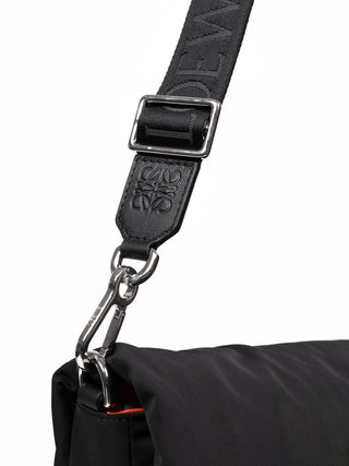 Goya-Puffertasche aus Nylon - Schwarz