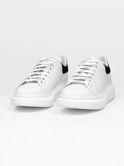 Sneaker mit Oversized-Sohle weiß/schwarz