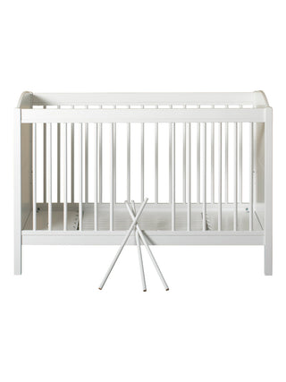 Seaside Lille+ Babybett inkl. Umbauset Juniorbett-Weiß