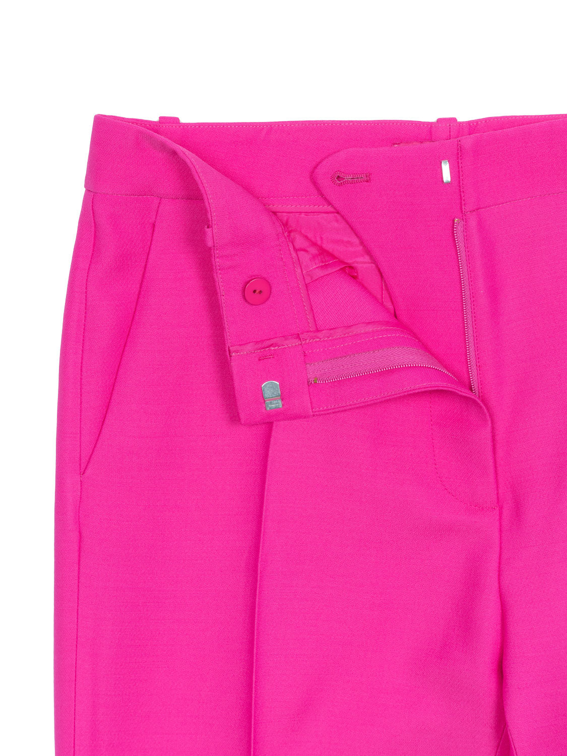 Hose aus Crepe Couture - Pink
